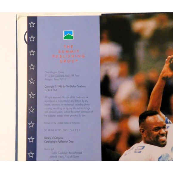 Dallas Cowboys Our Story Authorized Pictorial History by Jeff Guinn 1996 HBDJ - Picture 6 of 12